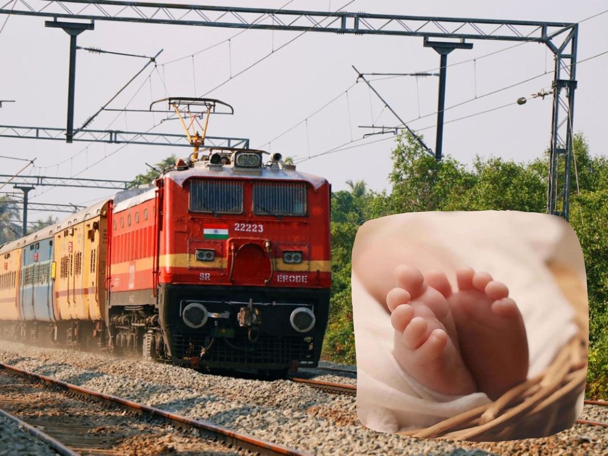 ट्रेनमध्येच महिलेची प्रसूती, ज्या एक्सप्रेसमध्ये जन्म झाला तेच नाव मुलीला दिलं; बाळाचं नाव आहे... title=
