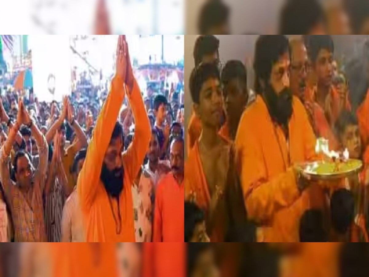 VIDEO: ...अन् टेंभीनाक्यावर देवीच्या दर्शनासाठी पोहोचले चक्क धर्मवीर आनंद दिघे, पाहण्यासाठी जमली गर्दी title=