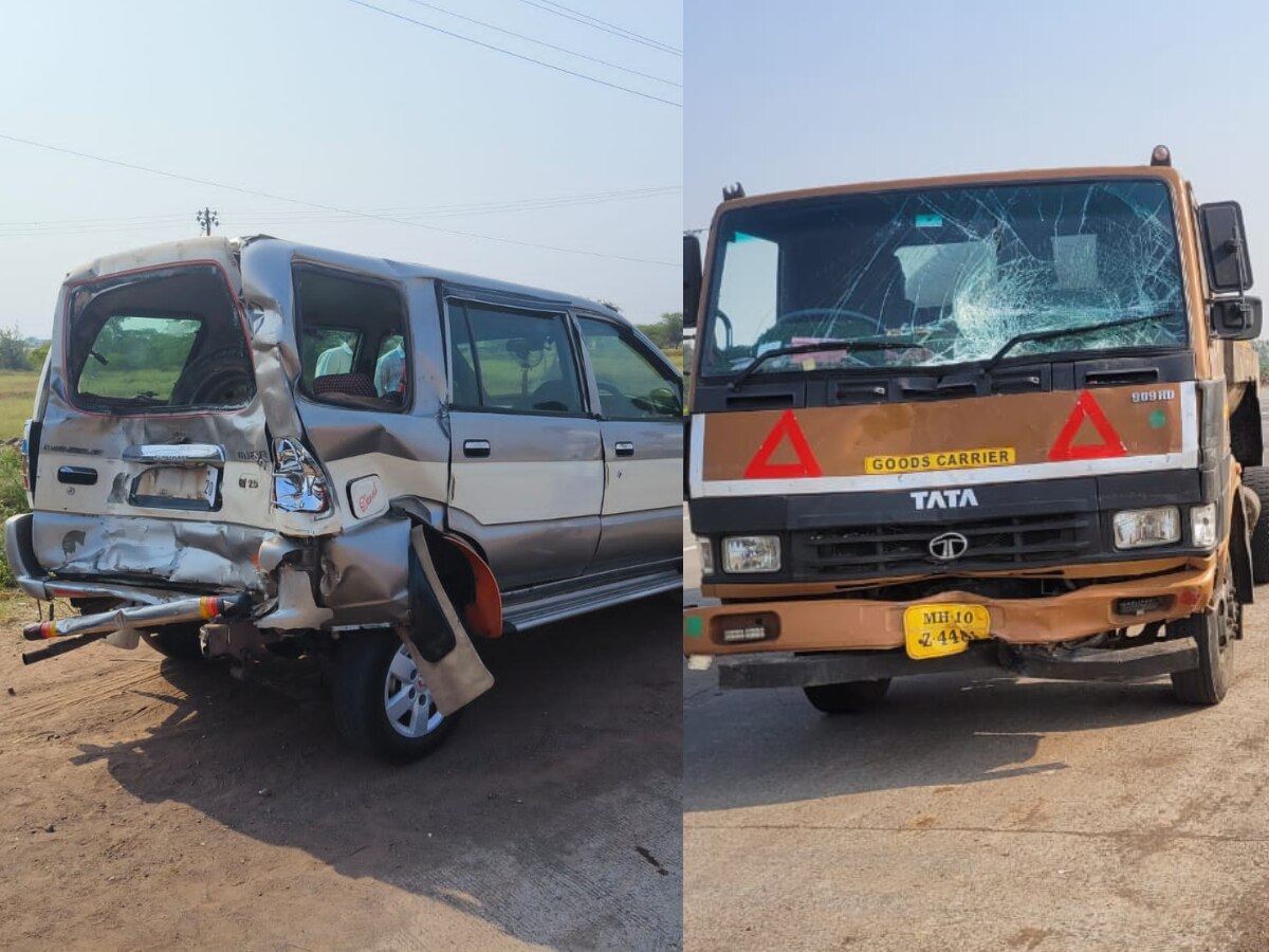 Car accident of Shiv Sainiks coming to Mumbai for Dussehra Melava of Shinde group;शिंदे गटाच्या दसरा मेळाव्यासाठी मुंबईला येणाऱ्या शिवसैनिकांच्या गाडीचा अपघात, एकाचा मृत्यू