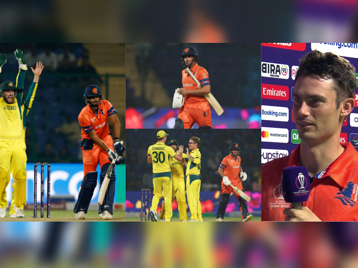 AUS vs NED: तो आला आणि त्याने...; पराभवानंतर स्कॉट एडवर्ड्सने सांगितलं नेमकी कुठे झाली चूक! AUS vs NED: तो आला आणि त्याने...; पराभवानंतर स्कॉट एडवर्ड्सने सांगितलं नेमकी कुठे झाली चूक!