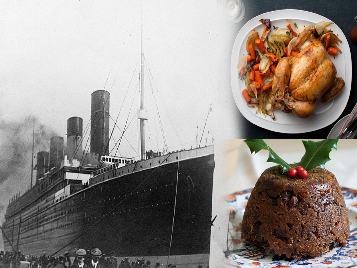 luxury cruze titanic first class menu to be auctioned 