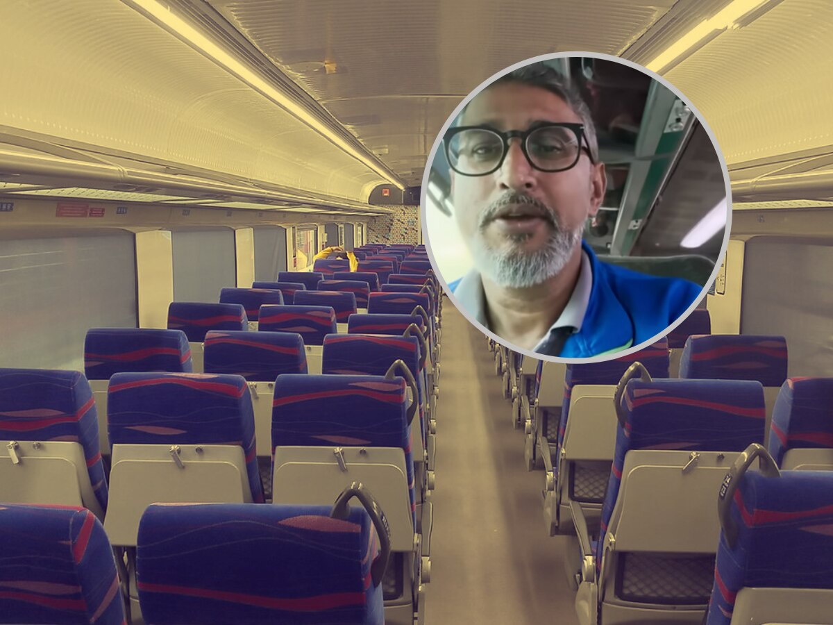 वर्ल्डकपसाठी आलेला पाकिस्तानी पत्रकार भारतीय रेल्वेच्या प्रेमात, पण तिकडे कसा सुरुय जळफळाट? तुम्हीच पाहा title=