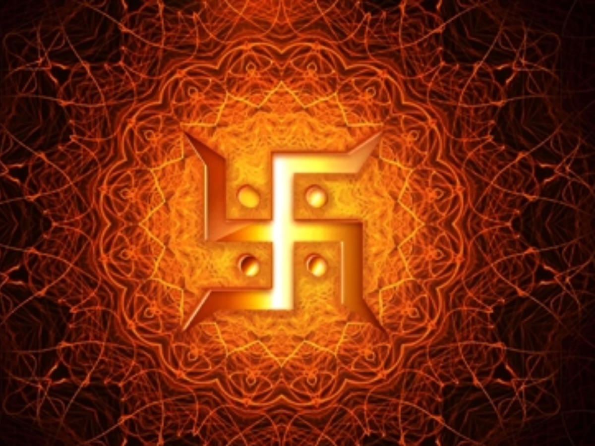 Om swastik sanatan | Om symbol wallpaper, Om symbol art, Floral wallpaper  phone