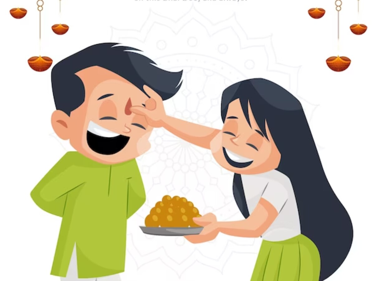 Bhai Dooj 2023 : बहीण आणि भावासाठी निवडा 'ही' खास नावे, नातं होईल अधिक घट्ट  title=