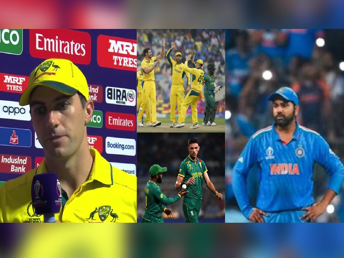 AUS vs SA: भारताविरूद्ध एकतर्फी...; फायनल सामन्यापूर्वी पॅट कमिंसचं टीम इंडियाविषयी मोठं वक्तव्य title=