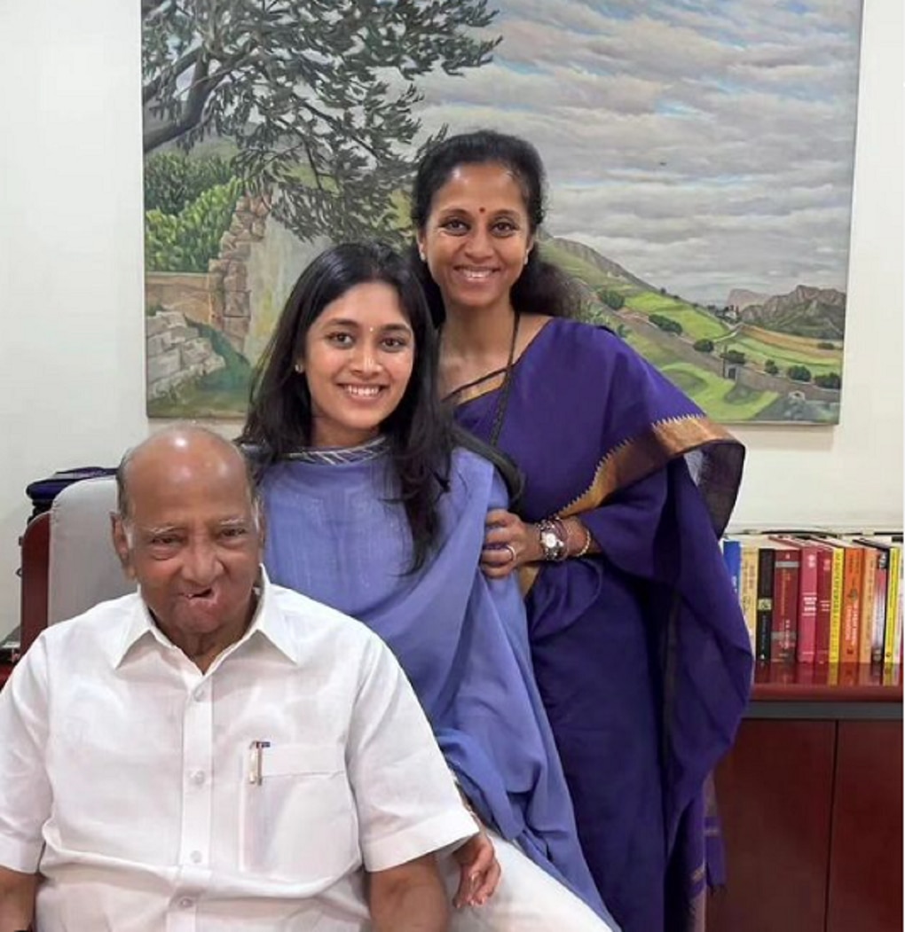 Ncp Chief sharad pawar grand daughter Revati Sule supriya sules daughter profile 