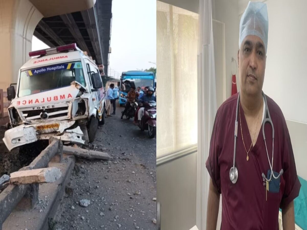 पुणे : Ambulance च्या अपघातानंतर जखमी अवस्थेतील डॉक्टरने वाचवले चेन्नईतील रुग्णाचे प्राण