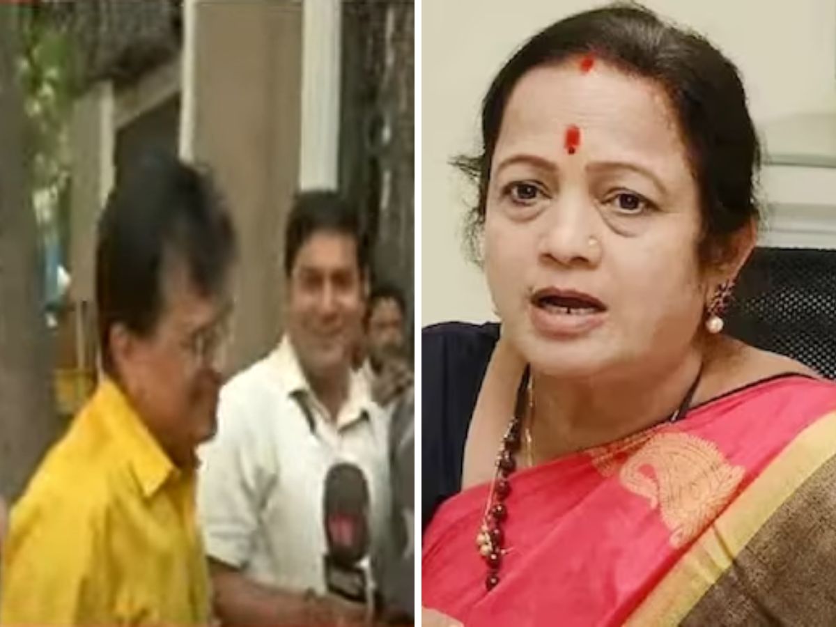 किशोरी पेडणेकर यांची चौकशी सुरू असतानाच किरीट सोमय्यांची ईडी कार्यालयात एन्ट्री