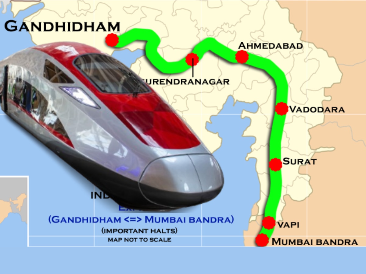 India first high speed train Gandhinagar Mumbai bullet train Big Update