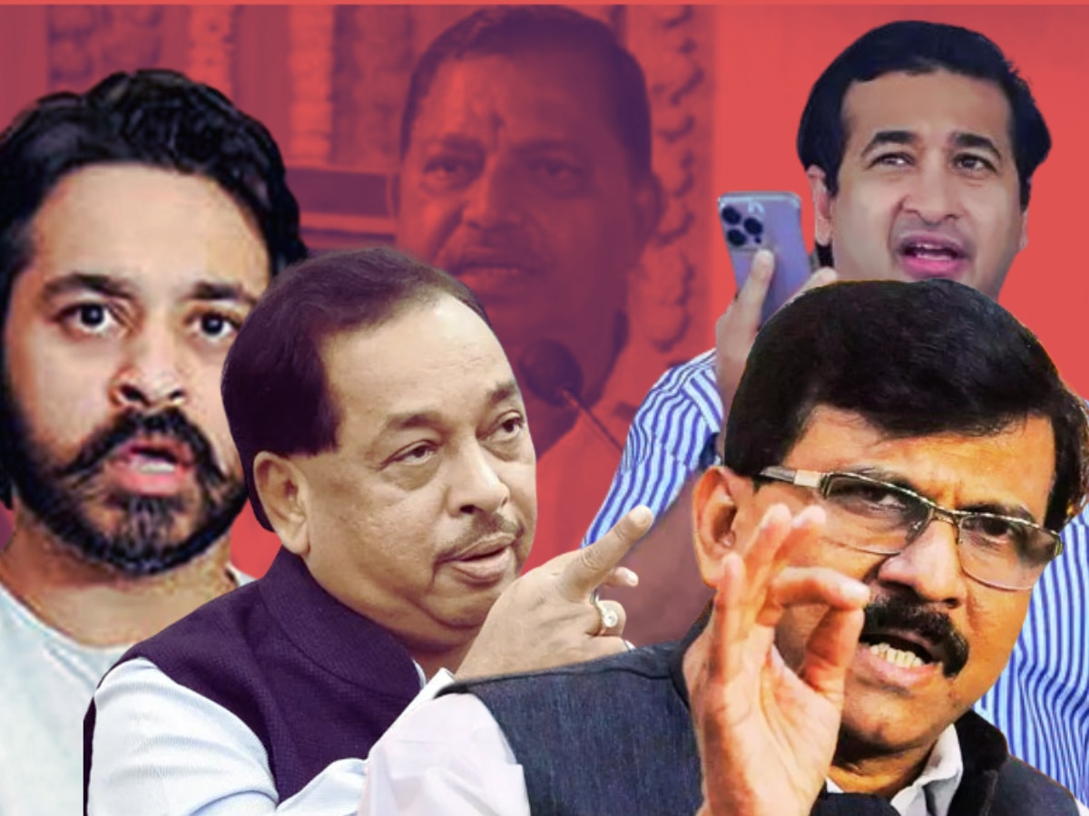 Maharastra Politics : राणेंचा 'प्रहार' अन् राऊतांचा 'सामना', राजकारणाची पातळी का घसरतीये? title=