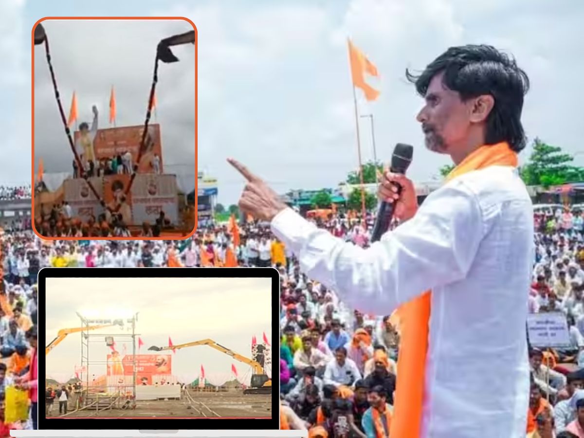 जालन्यात जरांगेंचं शक्तीप्रदर्शनः 90 एकरावर सभा, 140 जेसेबींमधून होणार फुलांचा वर्षाव