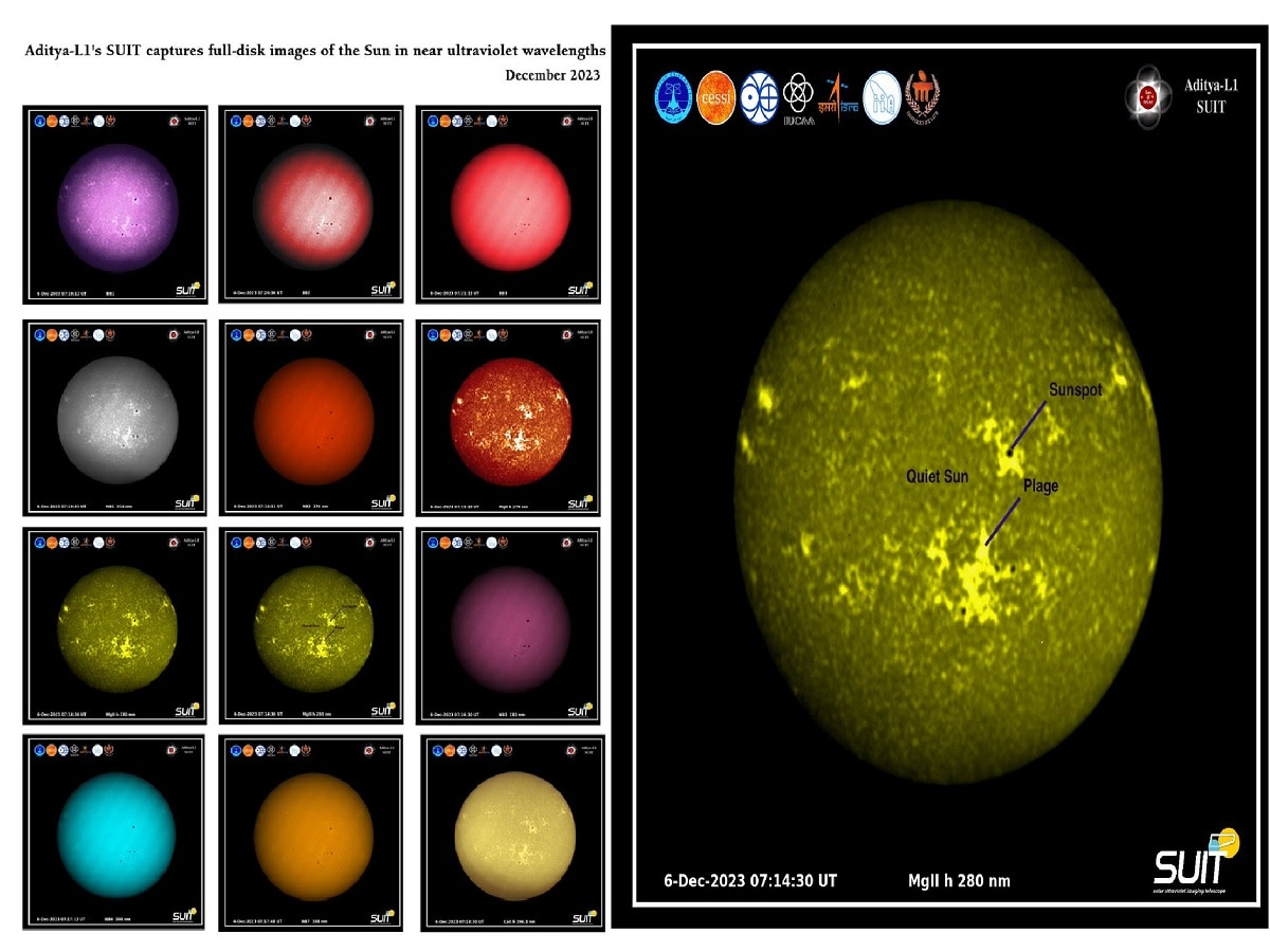 Aditya-L1 ने दाखवले सूर्याचे 11 रंग! ISRO च्या मोहिमेमुळे अनेक रहस्य उलगडणार title=