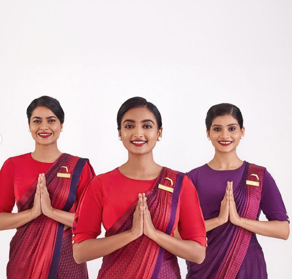 Air India Unveiled New Uniform for Crew Members designed by Manish Malhotra