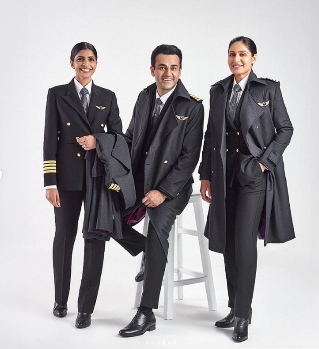 Air India Unveiled New Uniform for Crew Members designed by Manish Malhotra