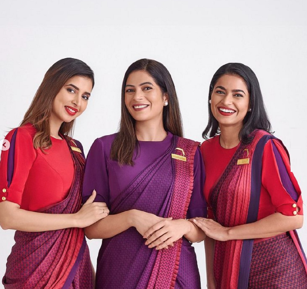 Air India Unveiled New Uniform for Crew Members designed by Manish Malhotra