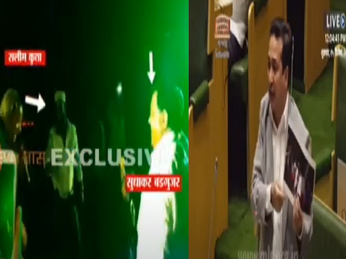 ठाकरे गटाच्या नेत्याची दाऊदच्या हस्तकाबरोबर पार्टी, नितेश राणे यांनी विधानसभेत दाखवले फोटो