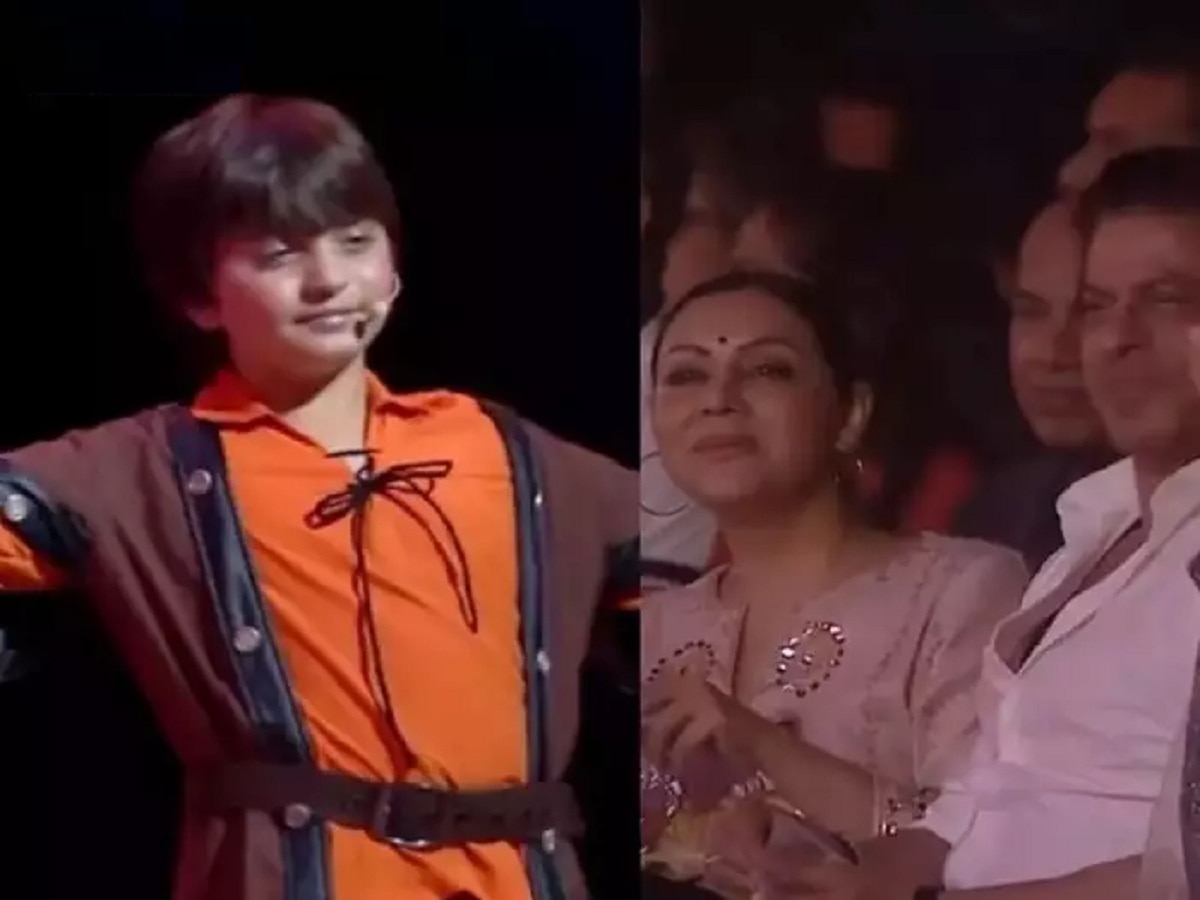 10 वर्षांच्या AbRam नं दिली शाहरुख खानची सिग्नेचर पोज; शाळेतील कार्यक्रमाचा 'तो' व्हिडीओ व्हायरल title=