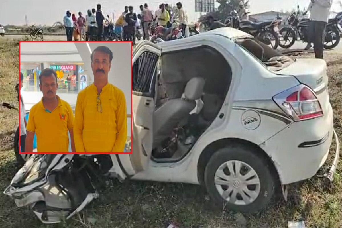 लातूरमध्ये ट्रॅक्टर-कारचा भीषण अपघात; तीन शिक्षकांसह चालकाचा जागीच मृत्यू लातूरमध्ये ट्रॅक्टर-कारचा भीषण अपघात; तीन शिक्षकांसह चालकाचा जागीच मृत्यू