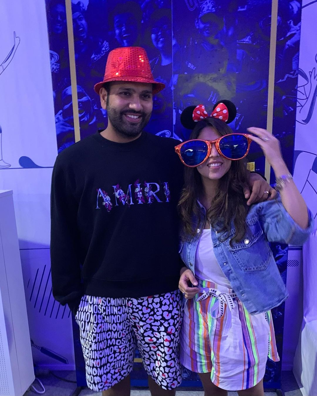 Rohit Sharma Post Wife Ritika Sajdeh Photos