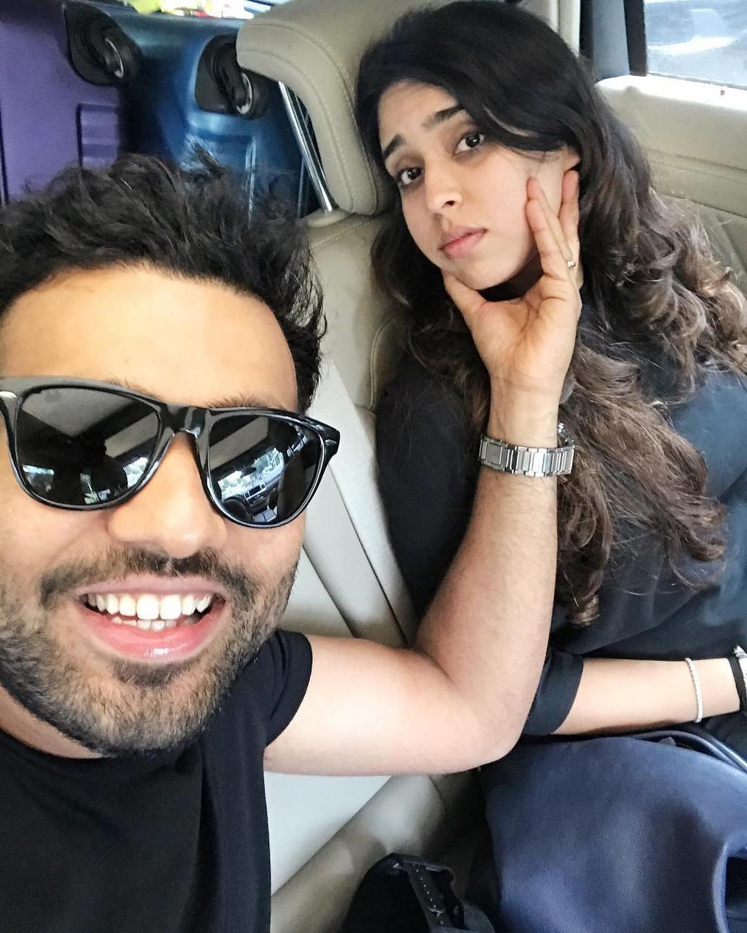 Rohit Sharma Post Wife Ritika Sajdeh Photos