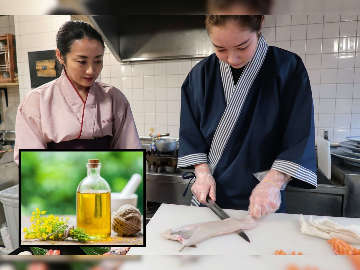 जपानी लोक स्वयंपाकासाठी कोणतं तेल वापरतात? आरोग्यासाठी वरदान असलेले तेलाचे जाणून घ्या आश्चर्यकारक फायदे title=