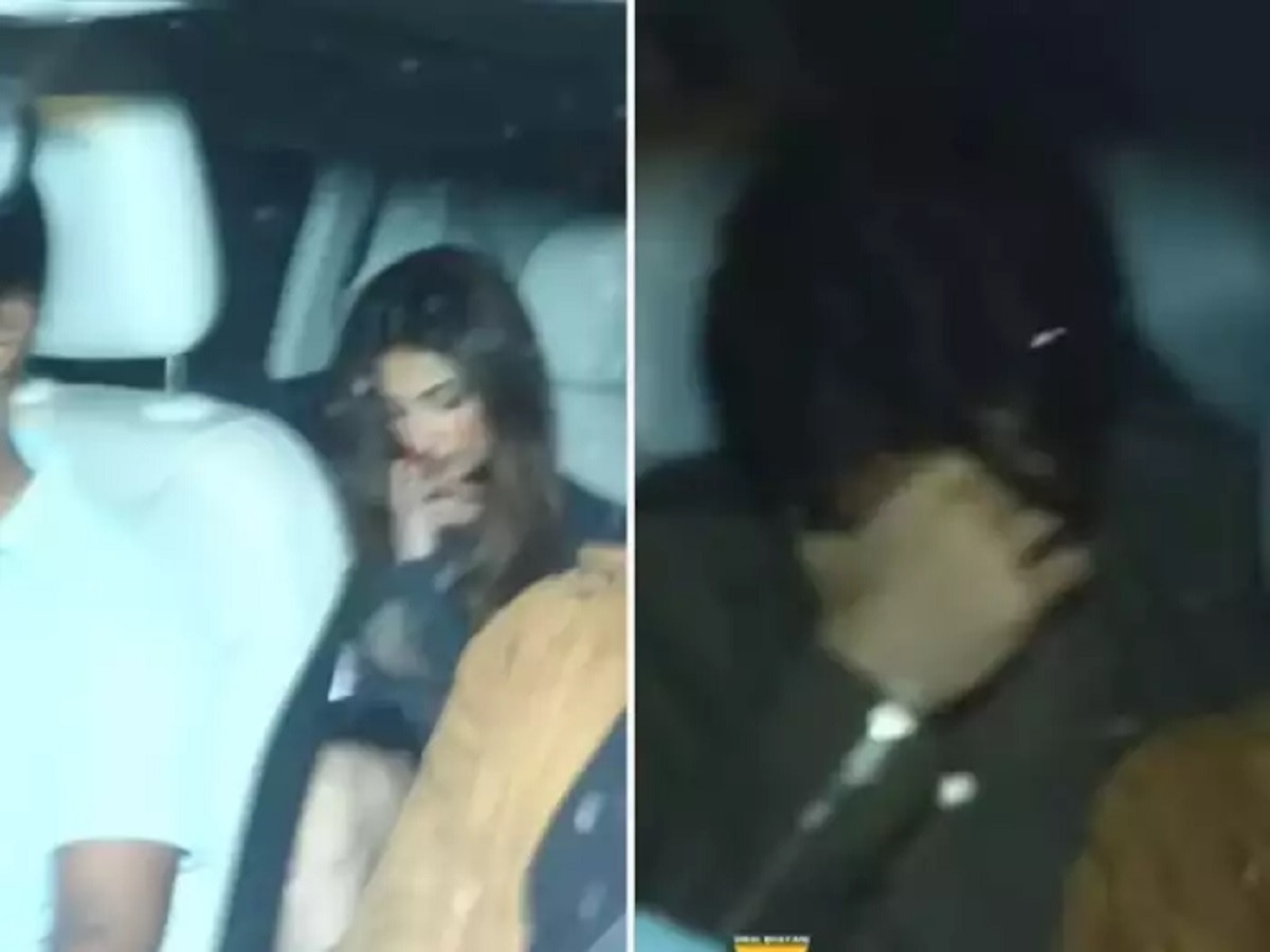 VIDEO : अभिनेत्रीच्या मुलीसोबत दिसला सैफचा मुलगा; न्यू इयर पार्टीनंतर फोटोग्राफर समोर येताच लपवला चेहरा title=