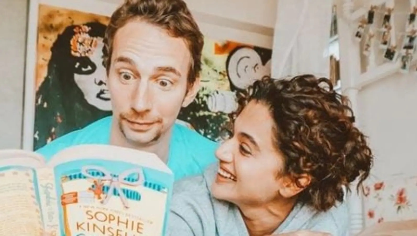 taapsee pannu romantic photo with boyfriend mathias boe vacation in maldives