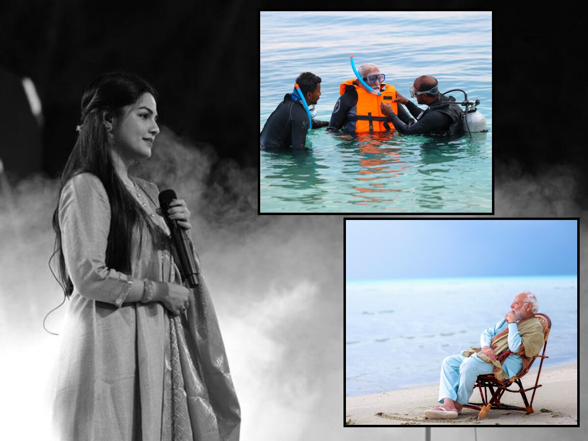 पंतप्रधान मोदींचे लक्षद्वीपमधील फोटो पाहून मराठमोळ्या अभिनेत्रीची पोस्ट