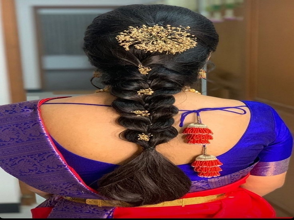 Traditional Bridal Hairstyle | Easy Bridal Hairstyle for beginners | By  SAVIPAWAR MAKEOVERS - YouTube