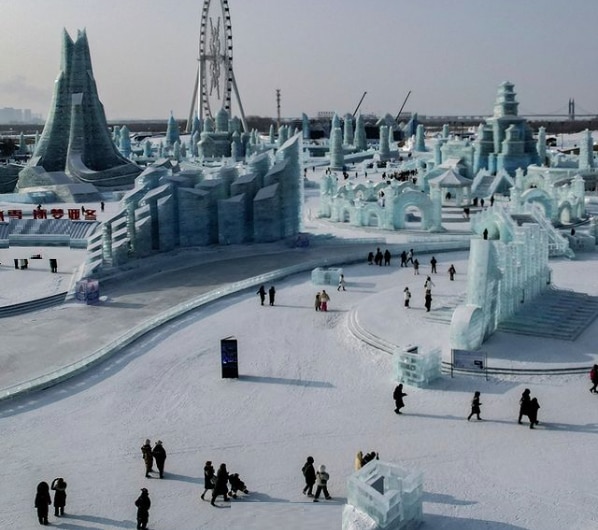 china, world, world news, Harbin Snow and Ice Festival, चीन, हर्बिन स्नो अँड आईस फेस्टीव्हल, Photos, Viral photos 