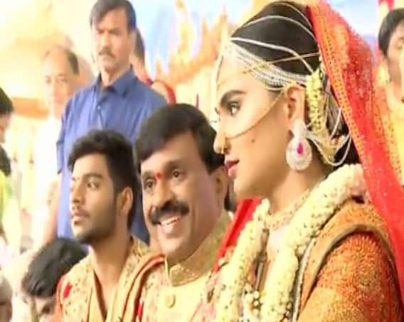 Most Expensive Wedding janardhana reddy daughter wedding photos 