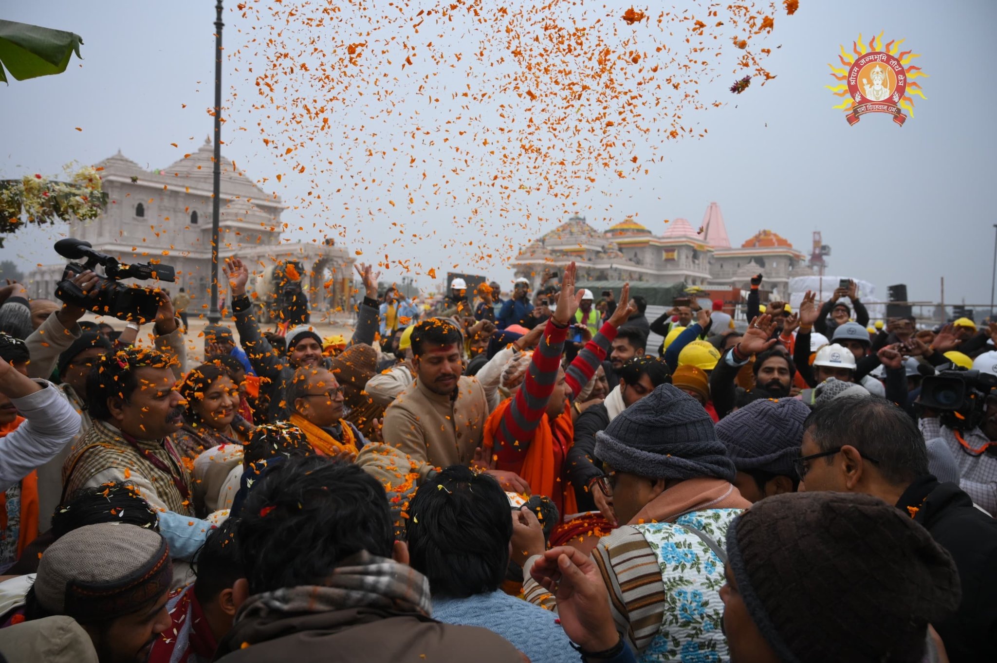 Ayodhya Ram Mandir Pran Pratishtha Prior Day Events Photos