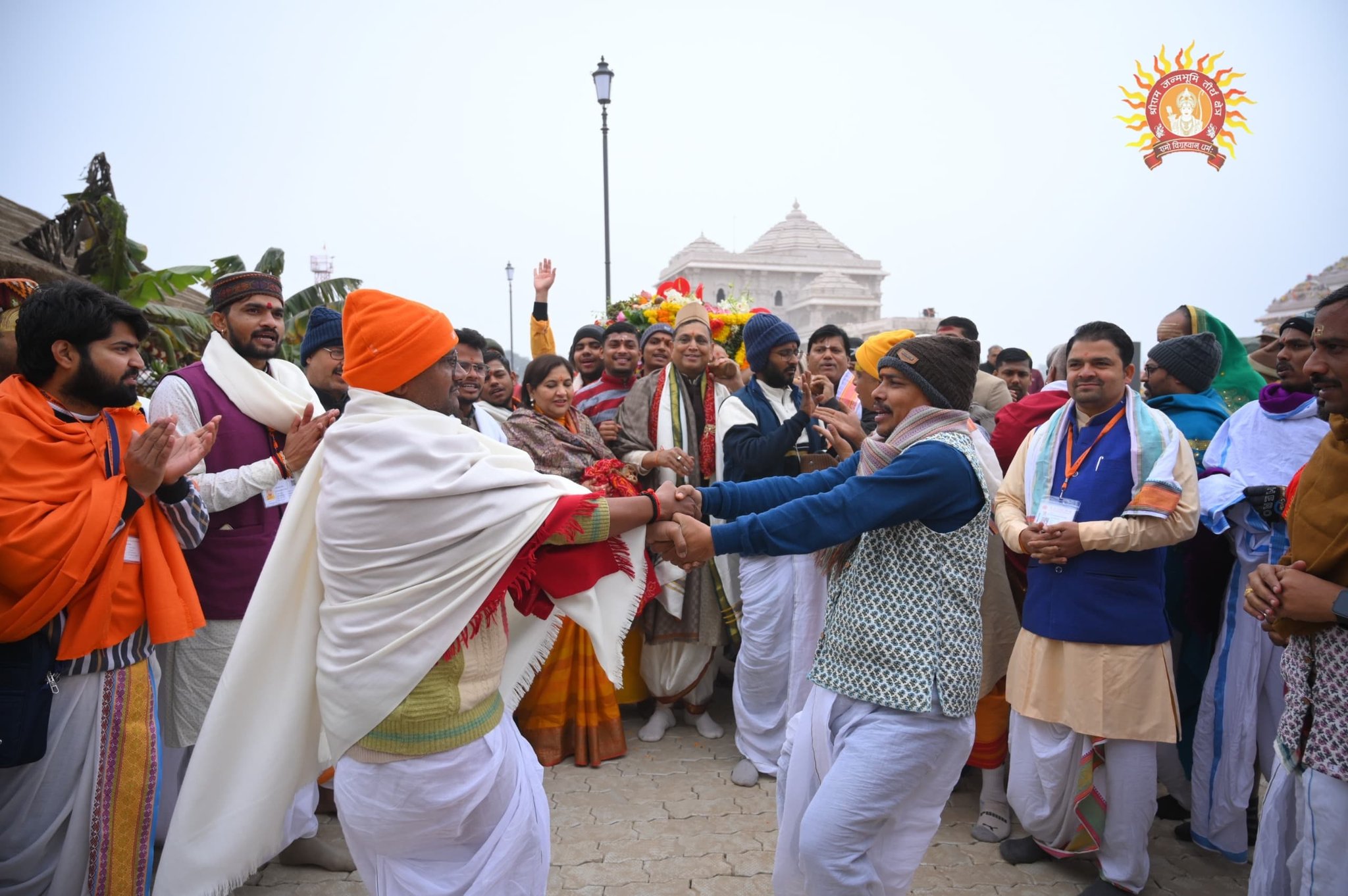 Ayodhya Ram Mandir Pran Pratishtha Prior Day Events Photos