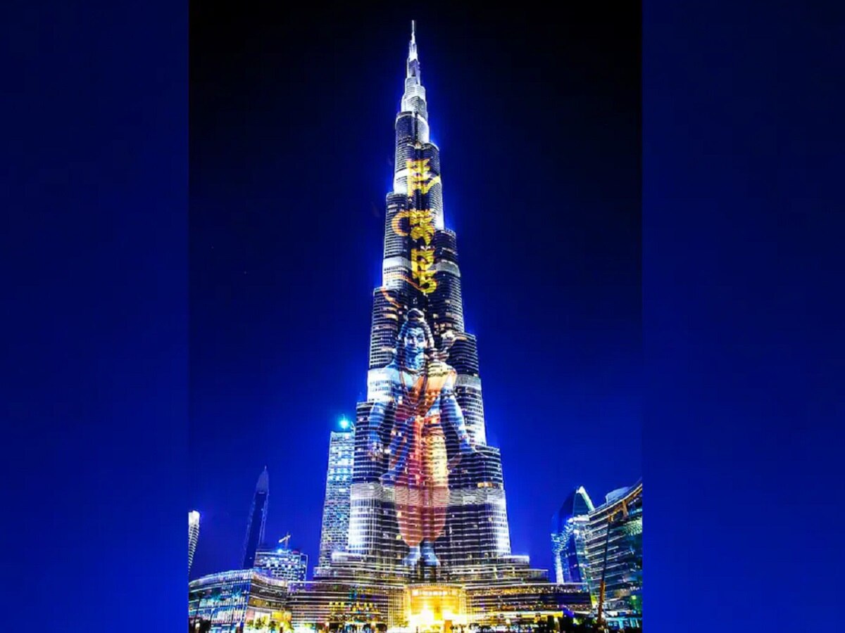 दुबईतील बुर्ज खलिफावर झळकला रामाचा फोटो? काय आहे सत्य title=