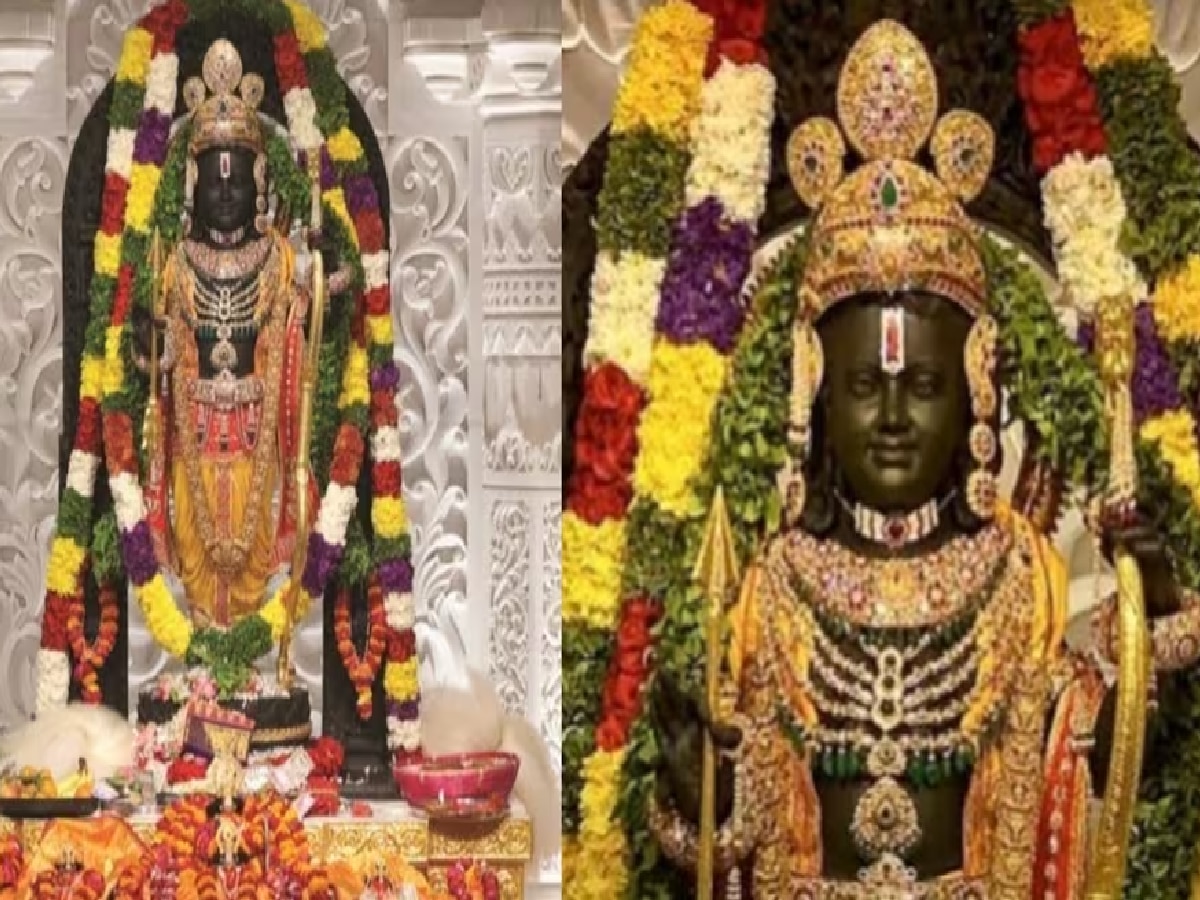 Ram Mandir: गर्दीतून वाट काढत रामलल्लाच्या दर्शनास पोहोचला परमभक्त; अयोध्येत घडली अद्भुत घटना title=