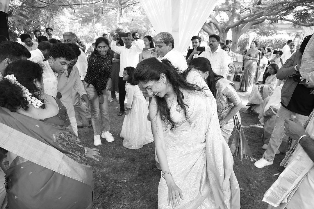 South indian Actress Sai Pallavis sister engagement ceremony photos viral 