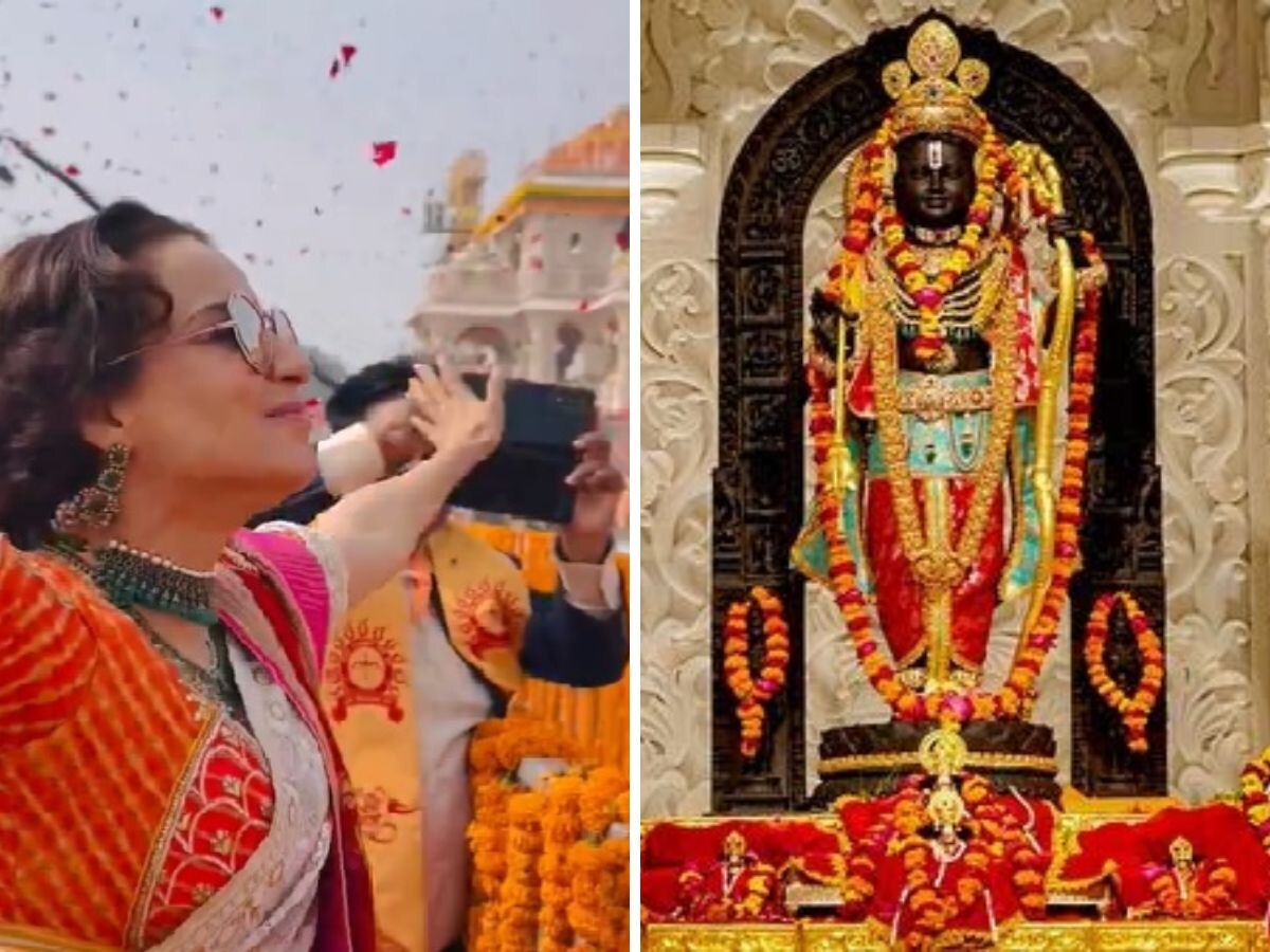 ते जटायू...; राम मंदिराच्या प्राणप्रतिष्ठे दिवशी कंगनाला दिसले दोन दिव्य पक्षी, म्हणाली...  title=