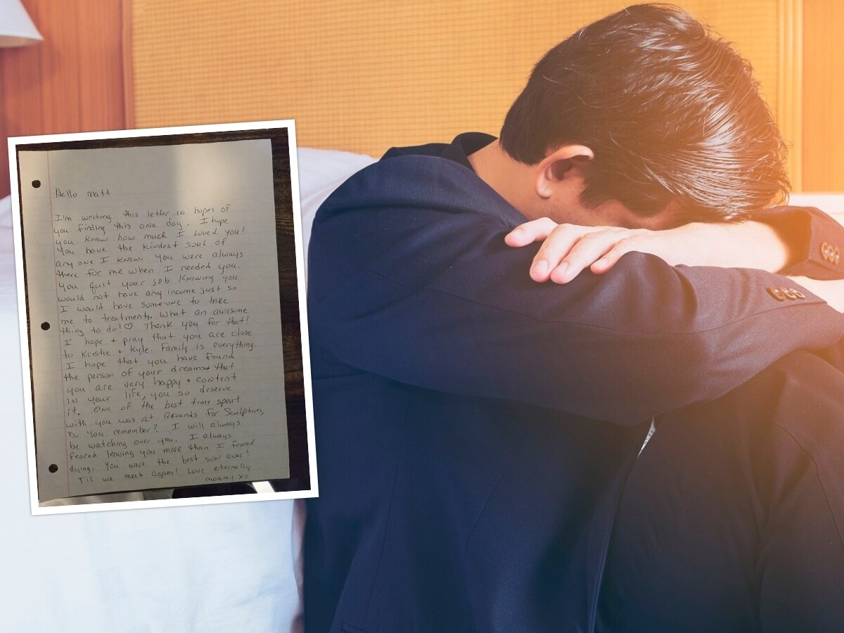 कॅन्सरग्रस्त महिलेने मृत्यूआधी मुलाला लिहिलं शेवटचं पत्र; वाचून तुमचेही डोळे पाणावतील title=