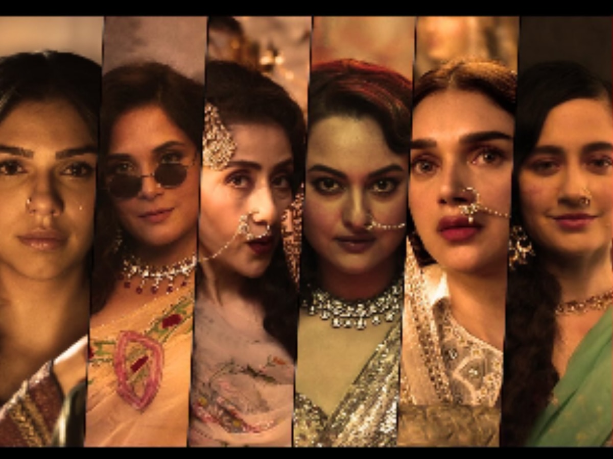 Heeramandi Trailer : शाही थाट, भव्य-दिव्य सेट... संजय लीला भन्साळींच्या पहिल्या वेबसीरिजची पहिली झलक title=