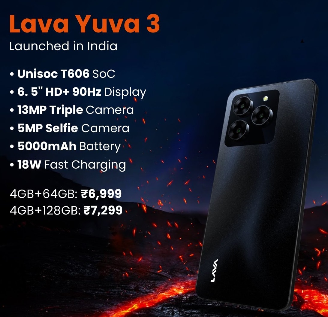 New Budget Smartphone Features Price And Specifications Lava Yuva 3