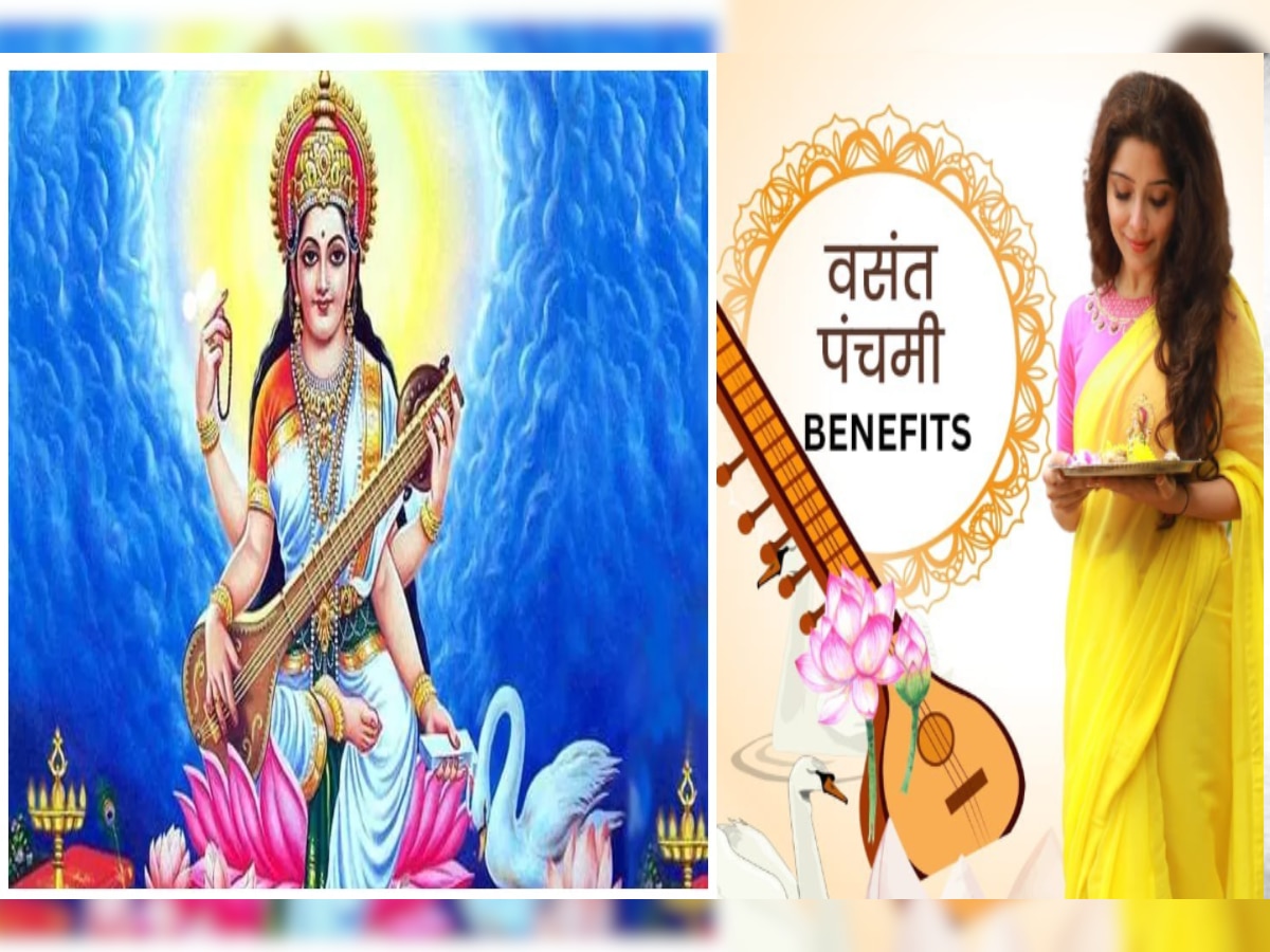 Saraswati puja 2024 : माता सरस्वतीच्या मूर्तीतील प्रत्येक वस्तूचं महत्त्व, वसंत पंचमी 'या' गोष्टी नक्की करा! title=