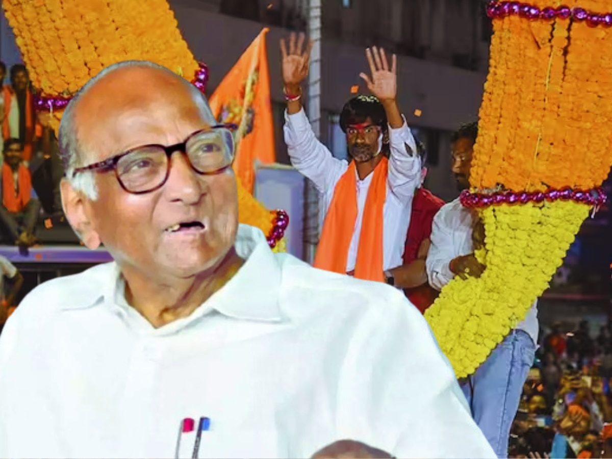 मनोज जरांगेंना बीडमधून उमेदवारी देणार? पत्रकारांचा प्रश्न ऐकताच शरद पवार खदकन हसले अन्…