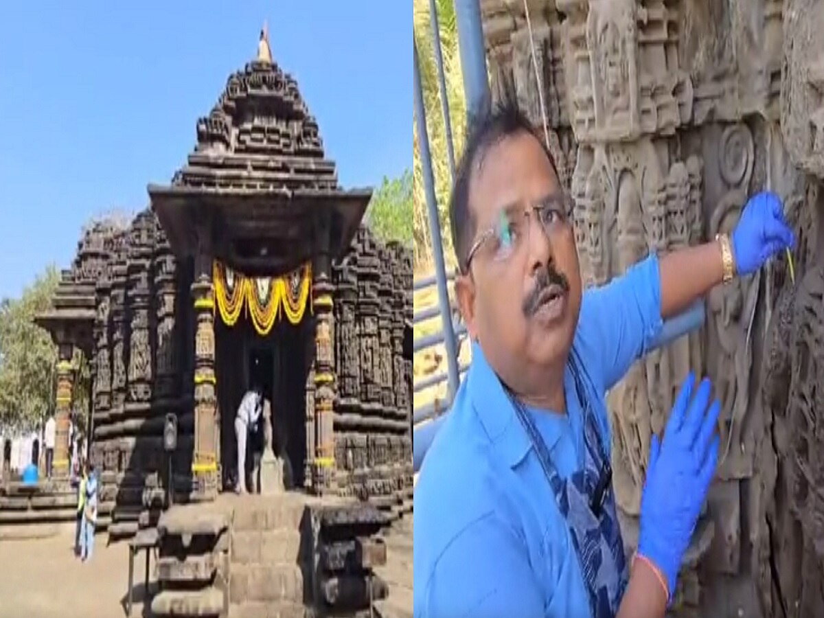 महाराष्ट्रातील 963 वर्ष जुन्या प्राचीन शिव मंदिराची झीज थांबवण्याचा प्रयत्न; सलाईनद्वारे केमिकलचा मारा title=