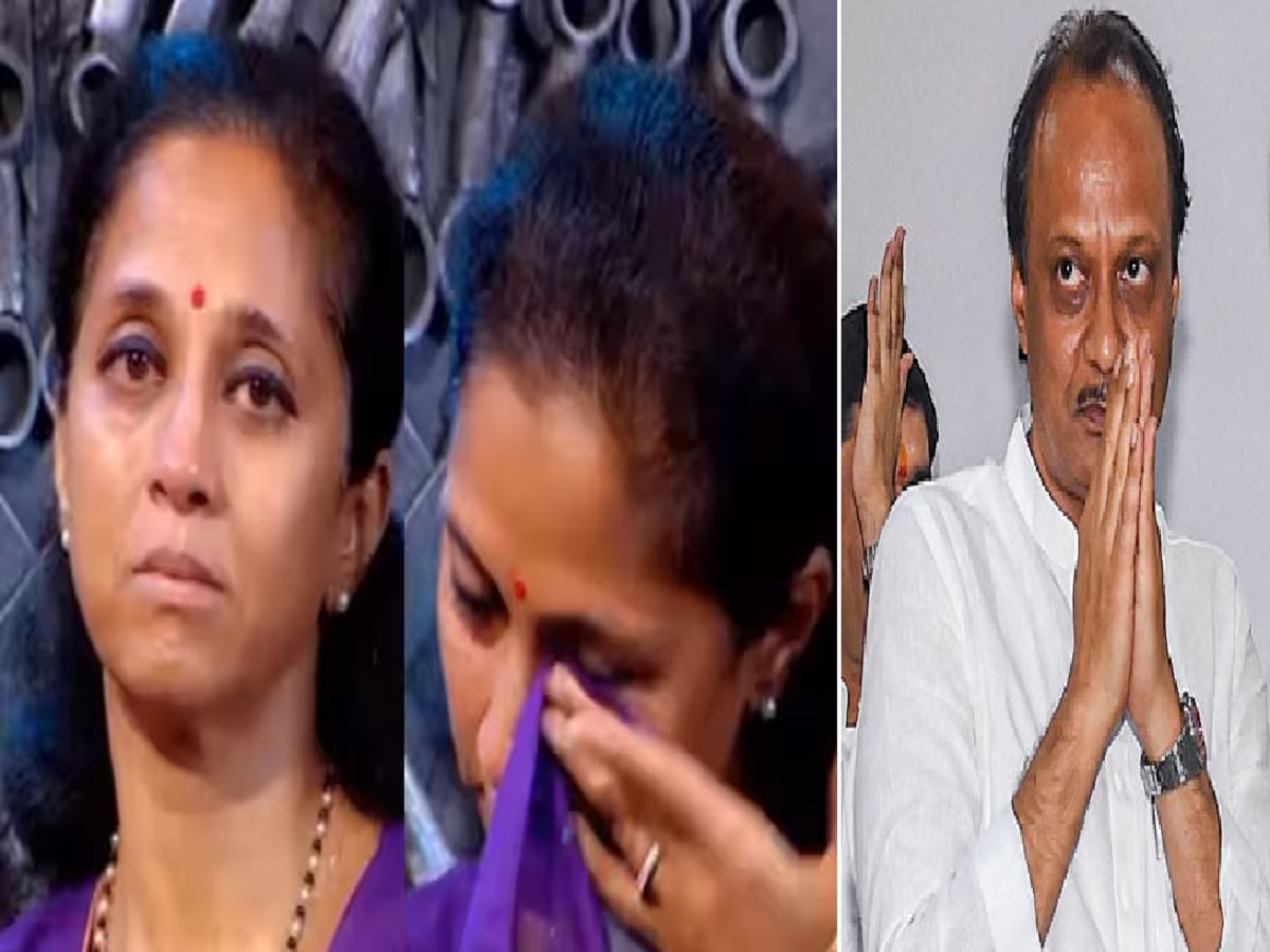 सुप्रिया सुळेंच्या डोळ्यात अश्रु; व्हिडिओ पाहून काय म्हणाले अजित पवार?