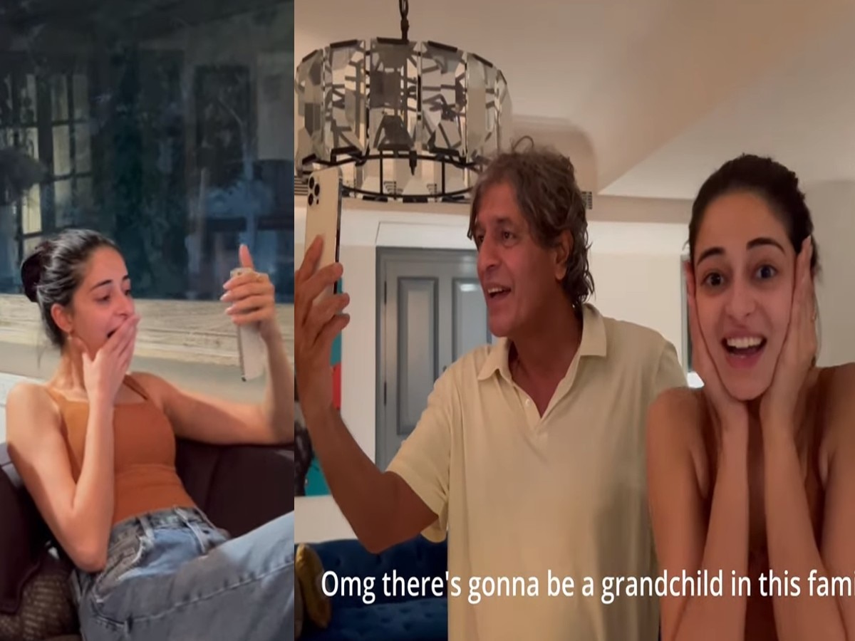 Video : चंकी पांडे होणार आजोबा; Good News मिळताच अनन्याचाही आनंद गगनात मावेना  title=