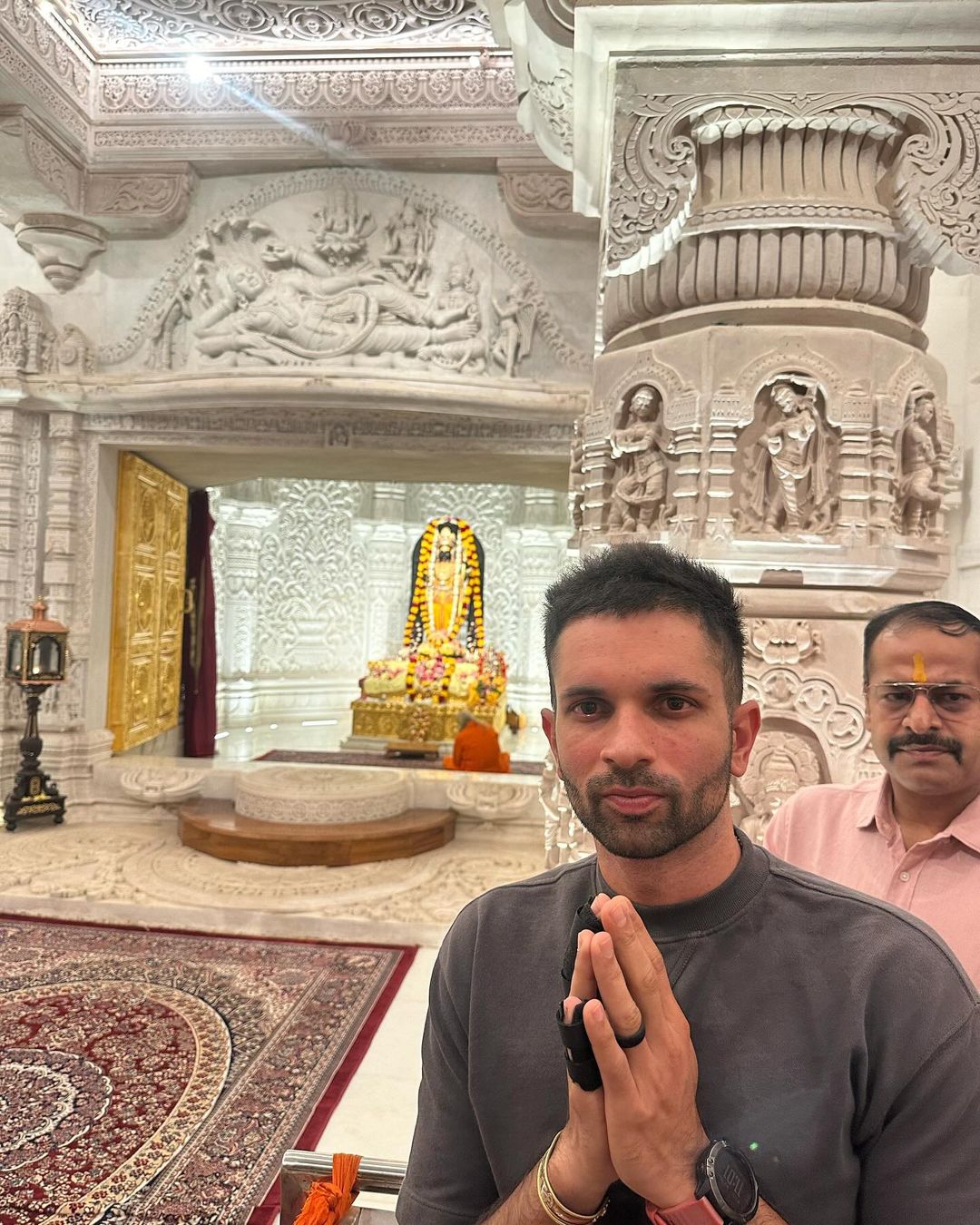 IPL 2024 Foreign Player Visits Ram Mandir In Ayodhya