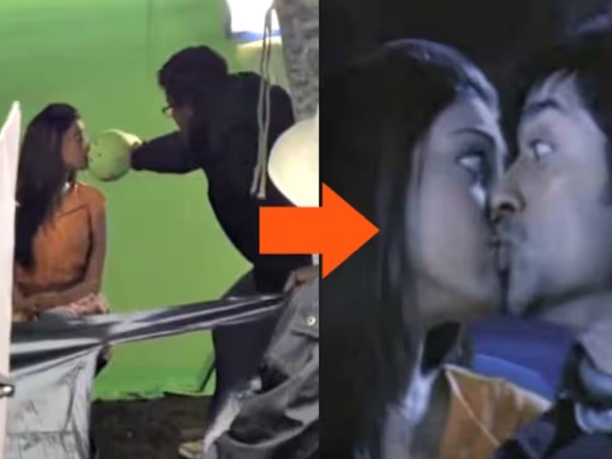 How Romantic Kissing Scene Shoot in Cinema Bollywood Marathi News