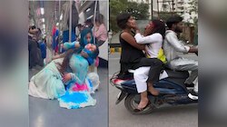 माज उतरला! होळीच्या दिवशी मेट्रो आणि स्कूटीवरचा अश्लिल स्टंट पडला महागात, दंड भरण्यासाठीही पैसे नाहीत