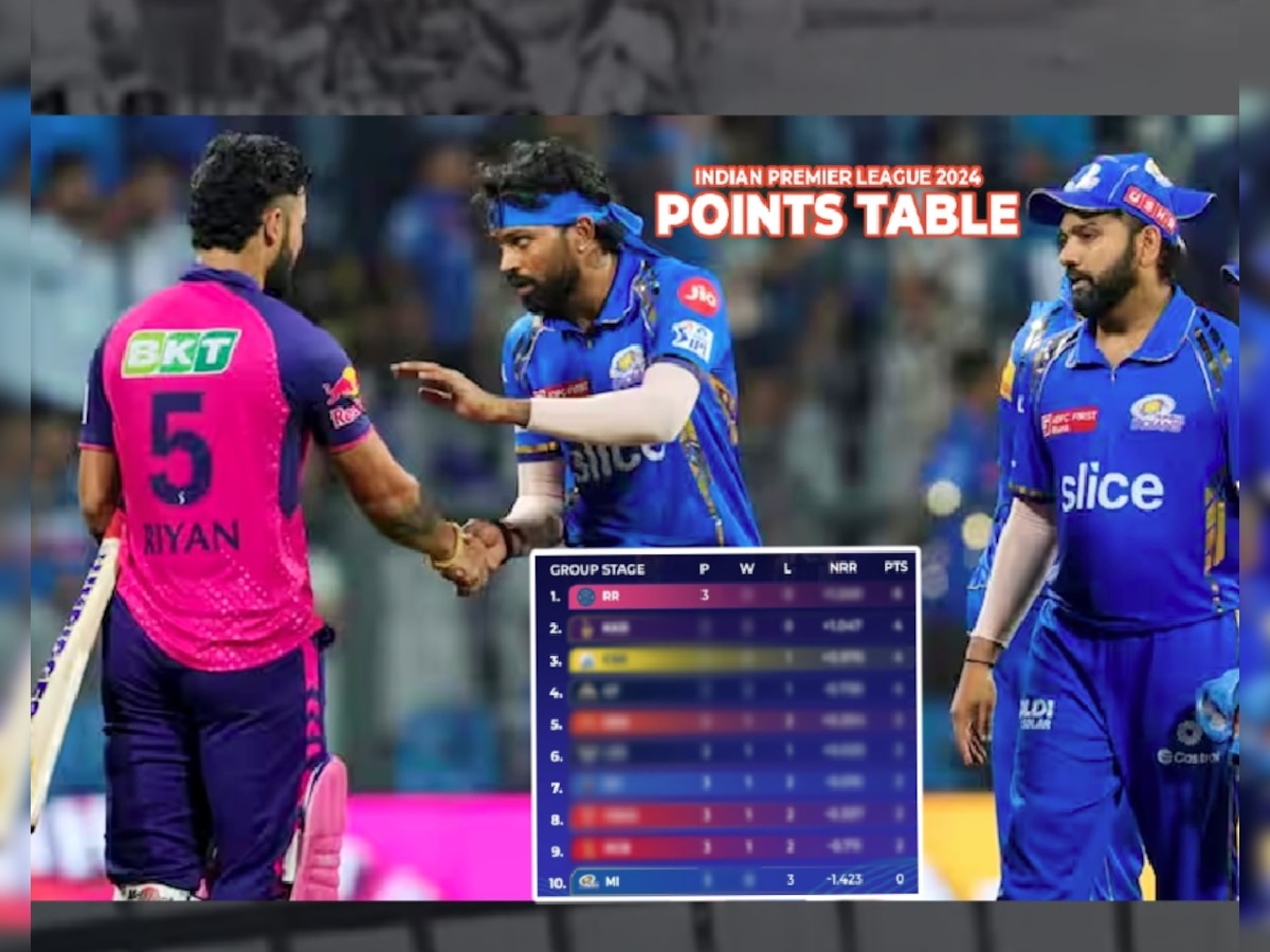 पराभवाच्या हॅटट्रीकने Points Table मध्ये मुंबईच्या नेट रन रेटची लागली वाट! प्लेऑफचा मार्ग आताच खडतर? title=