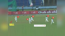 चौकार रोखण्यासाठी बॉलमागे पळाले 5 खेळाडू! Video पाहून म्हणाल, 'क्रिकेट आहे की लगान?'